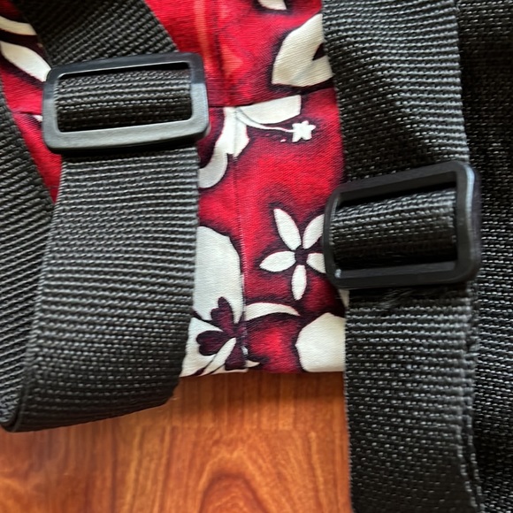 Island Aloha Wear backpack - RED and WHITE - Picture 9 of 9
